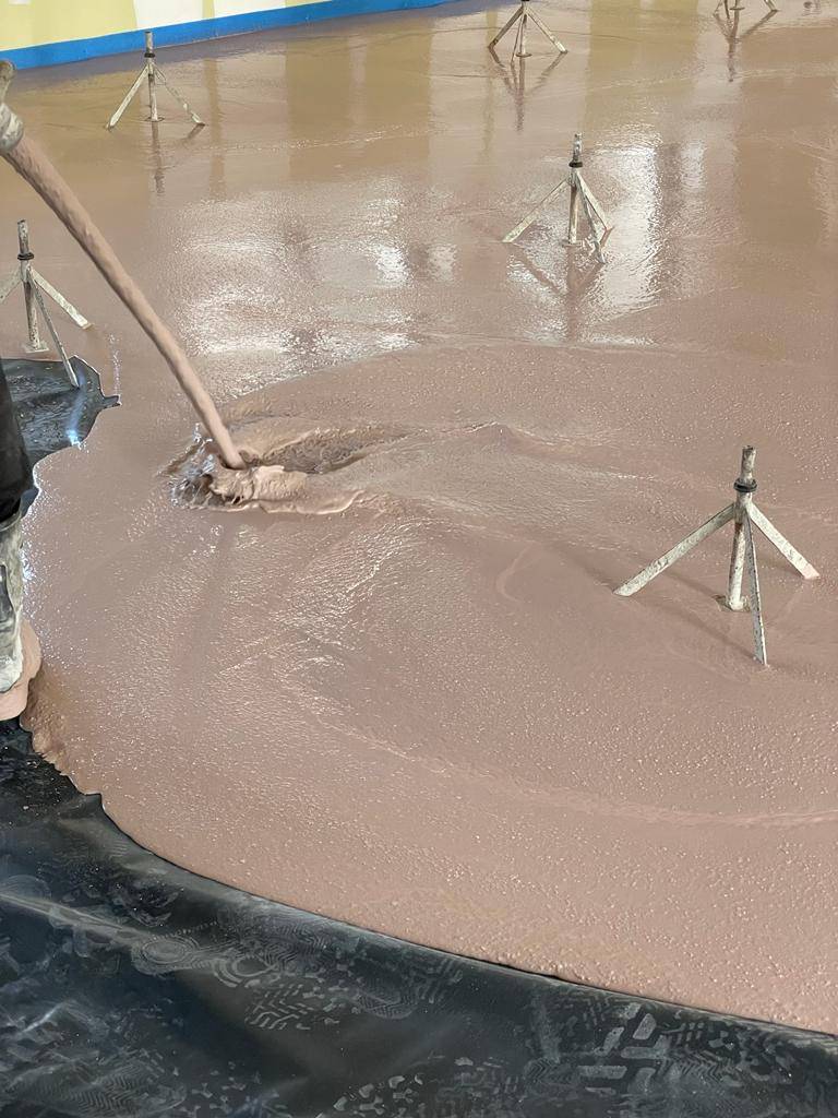 Chape ciment fluide faible épaisseur