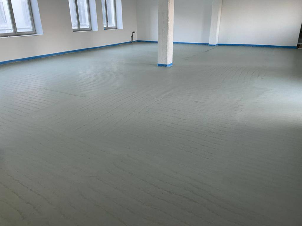 Chape ciment fluide faible épaisseur